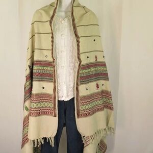 NWOT blanket scarf in cotton